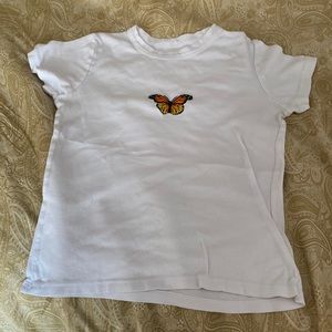 White summer tee